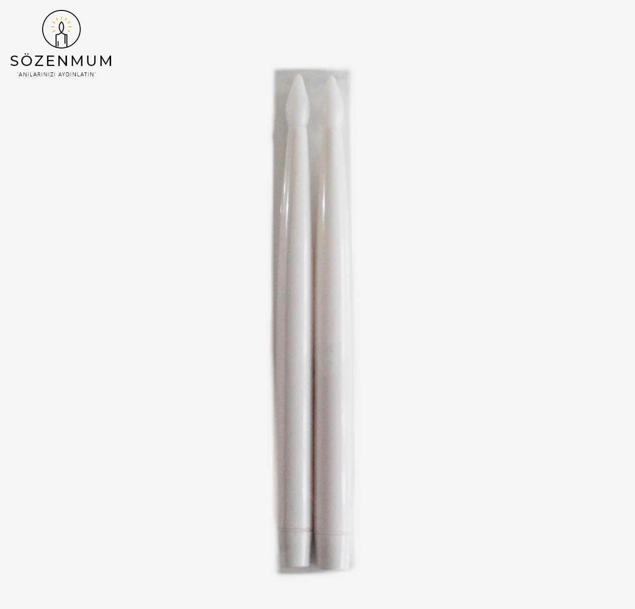 LED ŞAMDAN MUMU 2 Lİ 1KOLİ (50Ad)