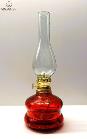 Ahsen Orta Boy Gaz Lambası Kırmızı ( SZNMODEL07 )