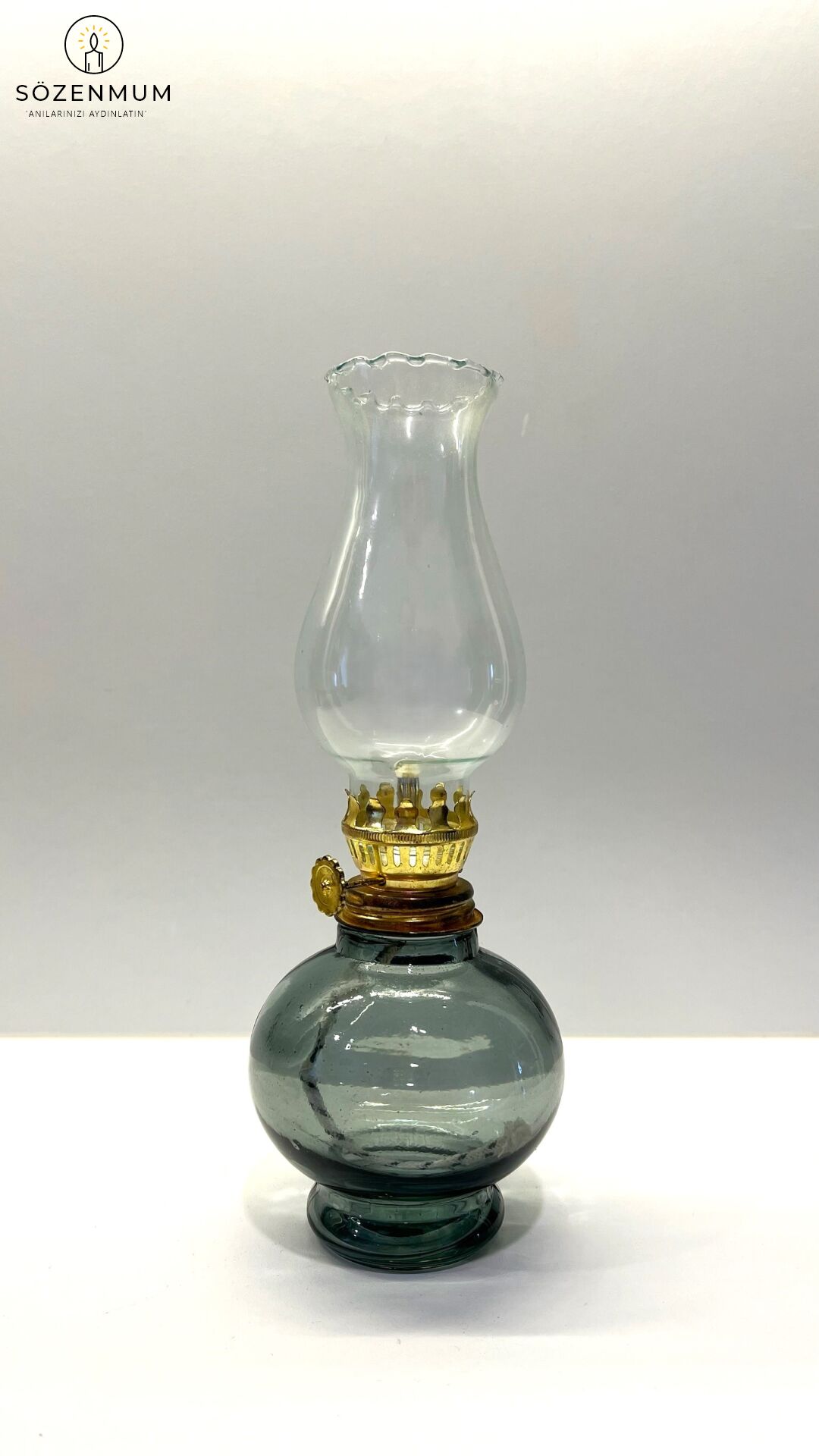 MiniGlow Küçük Boy Gaz Lambası Füme (SZNMODEL12)