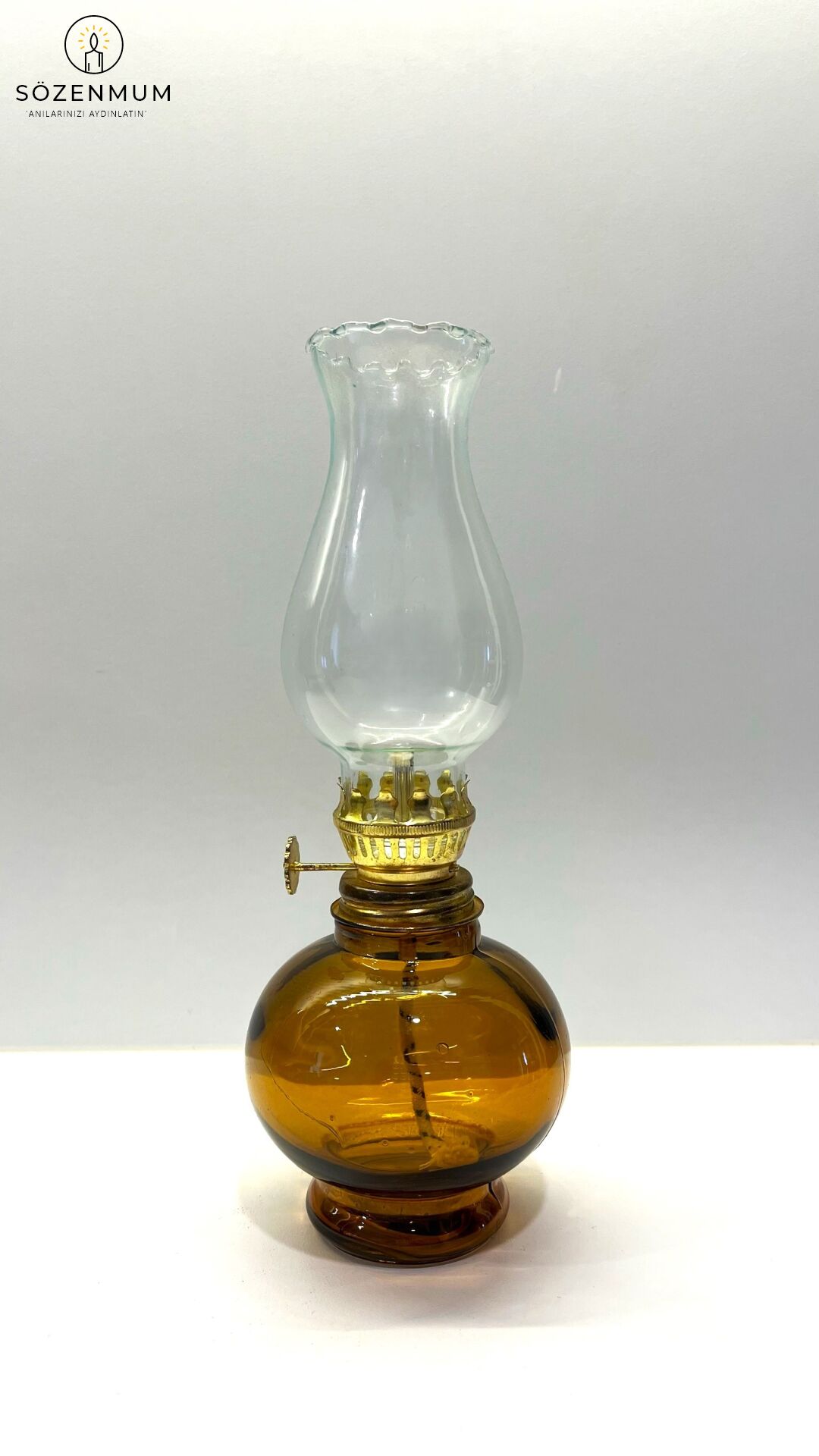 MiniGlow Küçük Boy Gaz Lambası Amber (SZNMODEL12)