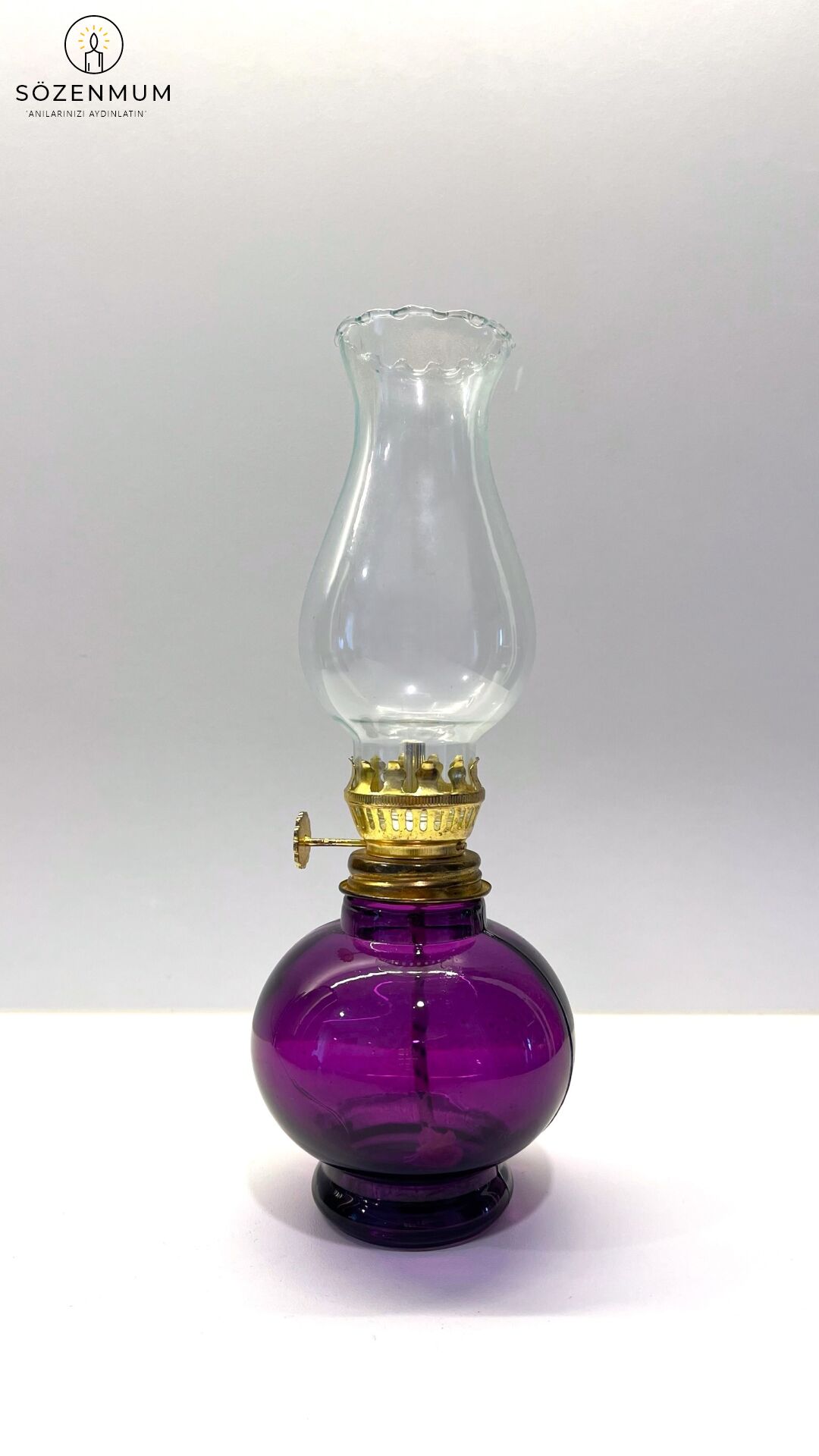 MiniGlow Küçük Boy Gaz Lambası Mor (SZNMODEL12)