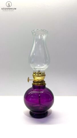 MiniGlow Küçük Boy Gaz Lambası Mor (SZNMODEL12)