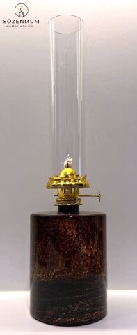 Mylis Büyük Boy Gaz Lambası Kahve