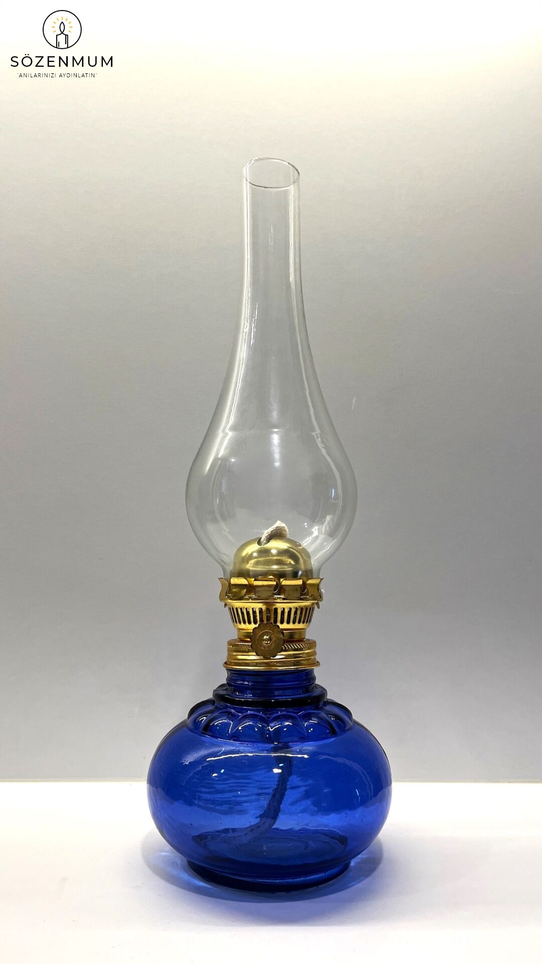 Aurelius Büyük Boy Gaz Lambası Mavi