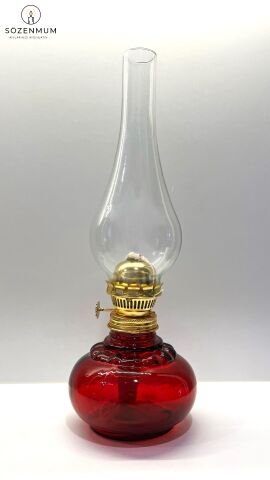 Aurelius Büyük Boy Gaz Lambası Kırmızı