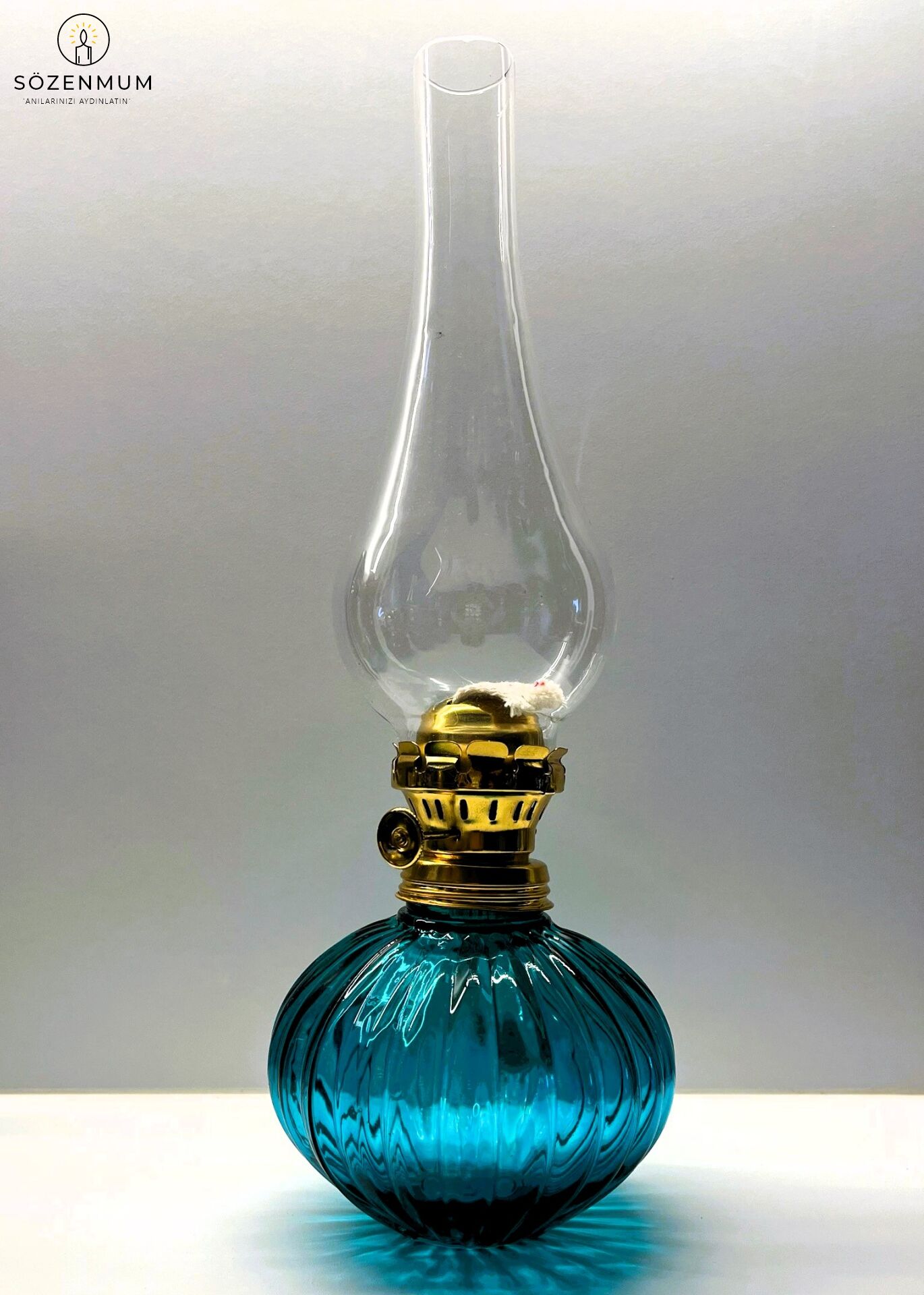 Hürrem Büyük Boy Gaz Lambası Mavi