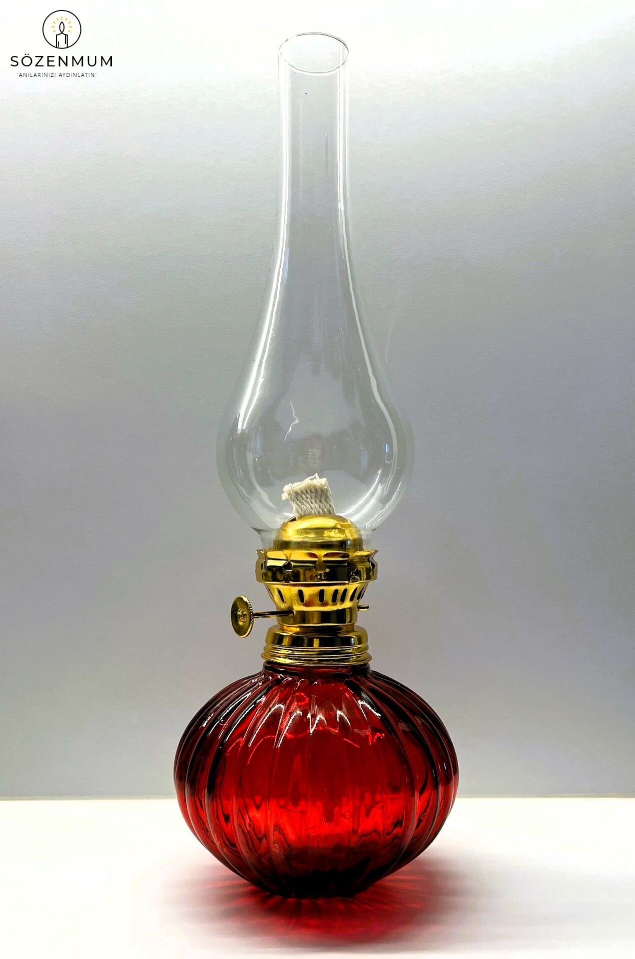 Hürrem Büyük Boy Gaz Lambası Kırmızı